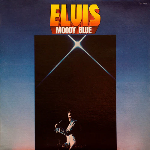 Elvis Presley - Moody Blue (LP, Album, Blu) (Very Good Plus (VG+))