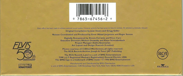 Elvis Presley - A Golden Celebration (4xCD, Comp, Mono, RE, RM) (Near Mint (NM or M-)) - Image 3