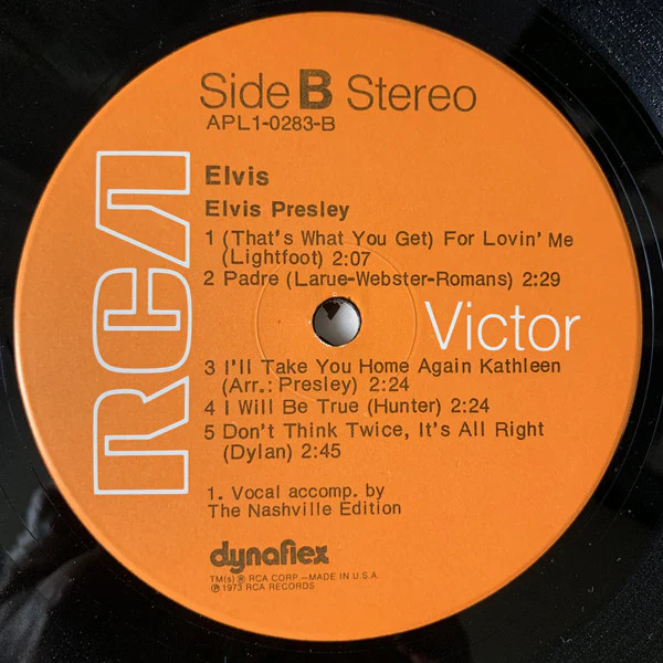 Elvis Presley - Elvis (LP, Album, Ind) (Very Good (VG)) - Image 4