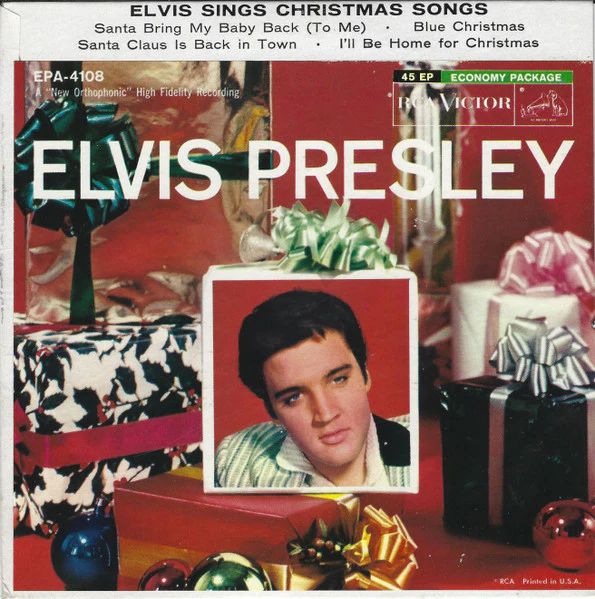 Elvis Presley - Elvis Sings Christmas Songs (7", EP) (Very Good (VG))