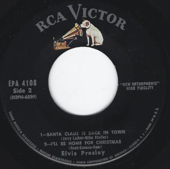 Elvis Presley - Elvis Sings Christmas Songs (7", EP) (Very Good (VG)) - Image 4