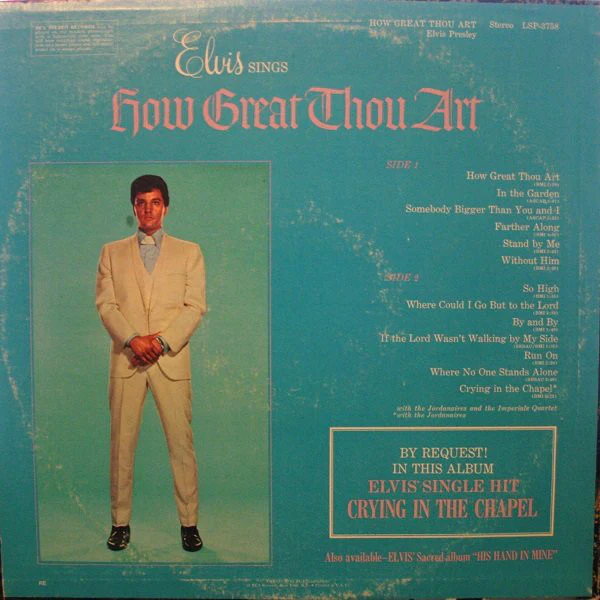 Elvis Presley - How Great Thou Art (LP, Album, RP, Ind) (Very Good Plus (VG+)) - Image 2