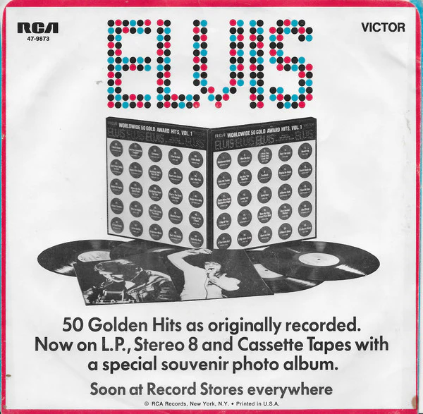 Elvis Presley - I've Lost You (7", Ind) (Near Mint (NM or M-)) - Image 2