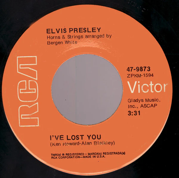 Elvis Presley - I've Lost You (7", Ind) (Near Mint (NM or M-)) - Image 3