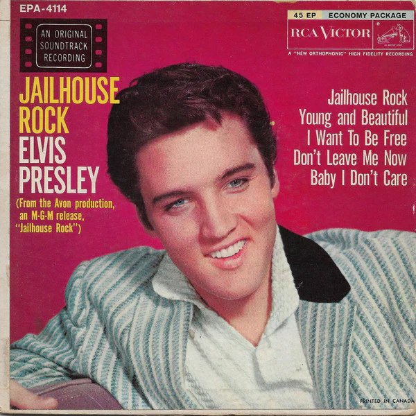 Elvis Presley - Jailhouse Rock (7", EP) (Very Good (VG))