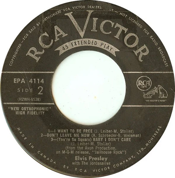 Elvis Presley - Jailhouse Rock (7", EP) (Very Good (VG)) - Image 4