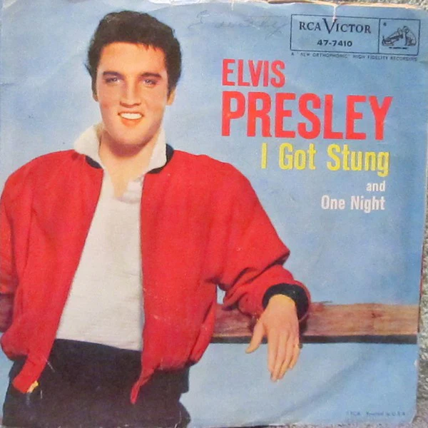 Elvis Presley - One Night / I Got Stung (7", Single, Roc) (Very Good (VG))