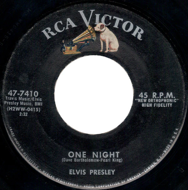 Elvis Presley - One Night / I Got Stung (7", Single, Roc) (Very Good (VG)) - Image 2