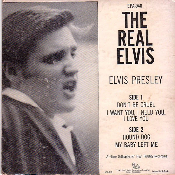 Elvis Presley - The Real Elvis (7", EP, Ind) (Near Mint (NM or M-)) - Image 2