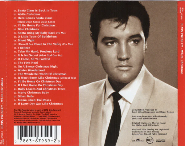 Elvis* - White Christmas (CD, Comp, RM, Cin) (Near Mint (NM or M-)) - Image 2