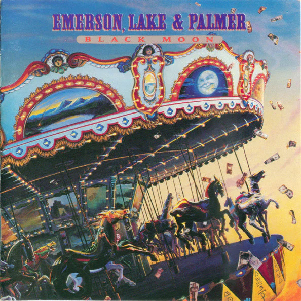 Emerson, Lake & Palmer - Black Moon (CD, Album) (Very Good Plus (VG+))