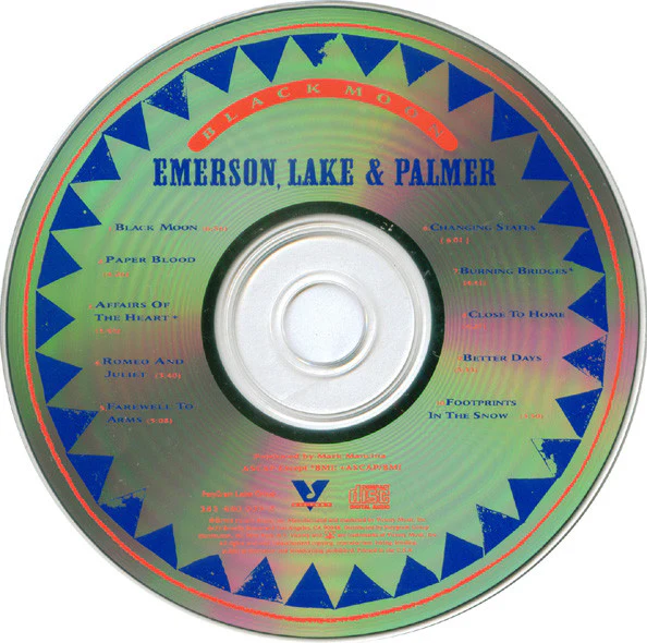 Emerson, Lake & Palmer - Black Moon (CD, Album) (Very Good Plus (VG+)) - Image 3