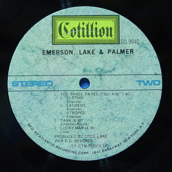 Emerson, Lake & Palmer - Emerson, Lake & Palmer (LP, Album, SP ) (Very Good Plus (VG+)) - Image 4