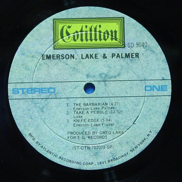 Emerson, Lake & Palmer - Emerson, Lake & Palmer (LP, Album, SP ) (Very Good (VG)) - Image 3