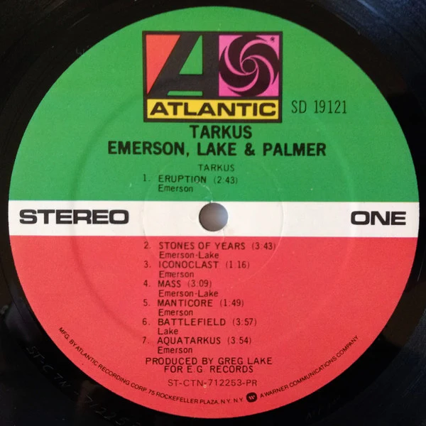 Emerson, Lake & Palmer - Tarkus (LP, Album, RE, PR-) (Very Good Plus (VG+)) - Image 5