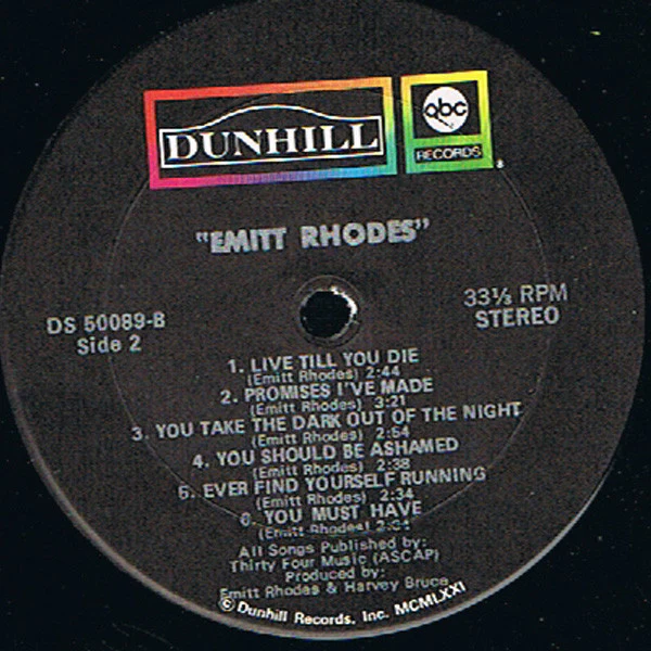 Emitt Rhodes - Emitt Rhodes (LP, Album, RE) (Very Good Plus (VG+)) - Image 4