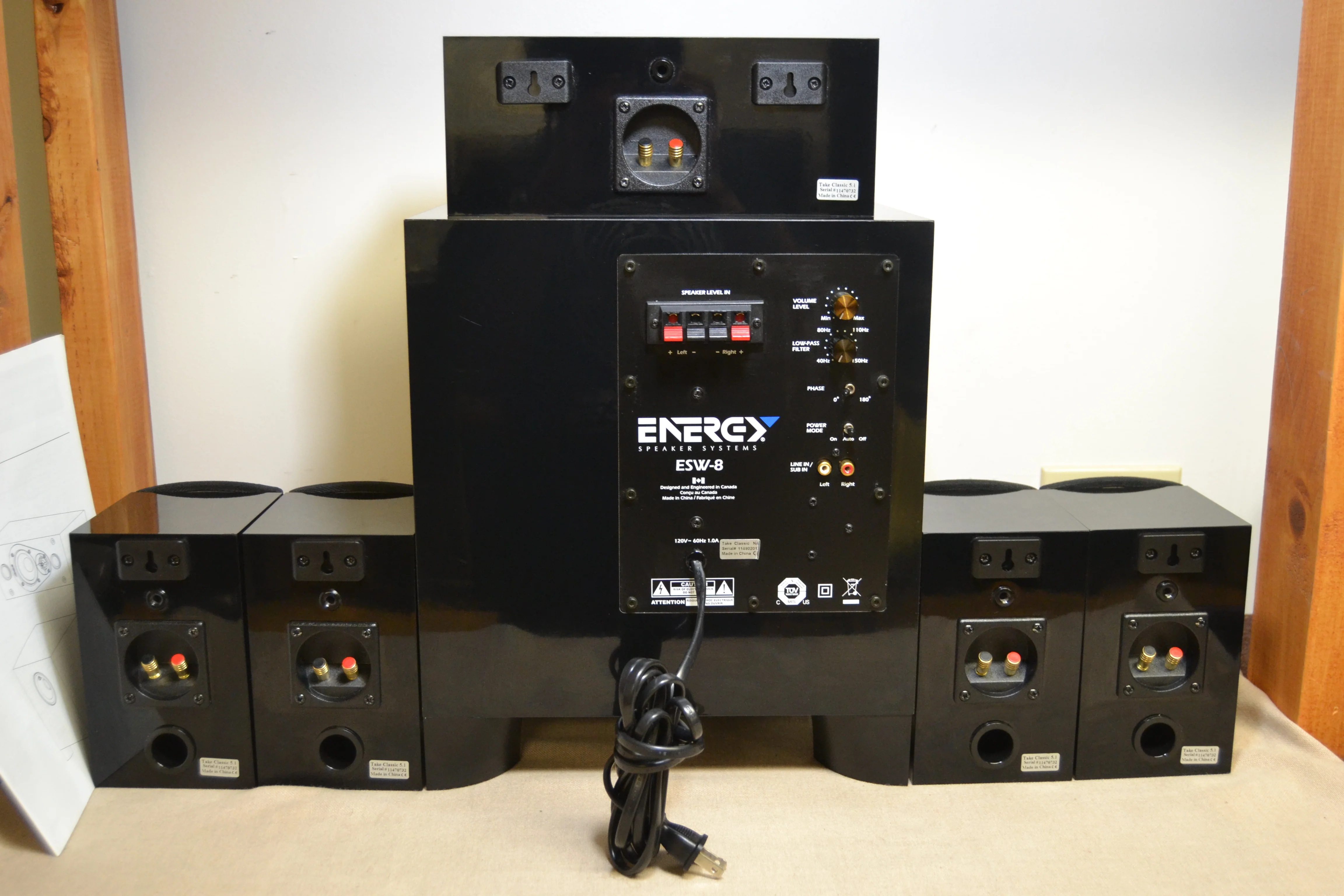 Energy Take Classic 5 Home Theater Speaker Set - Image 8