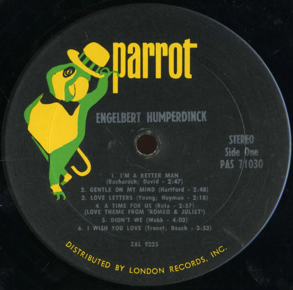 Engelbert Humperdinck - Engelbert Humperdinck (LP, Album, Ter) (Very Good (VG)) - Image 3