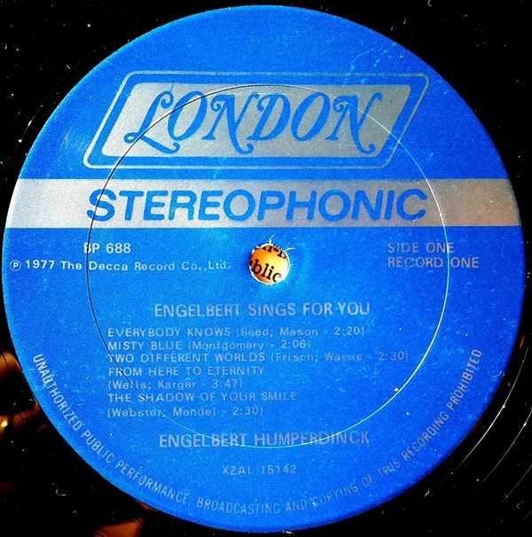 Engelbert Humperdinck - Engelbert Sings For You (2xLP, Comp, Gat) (Very Good (VG)) - Image 3