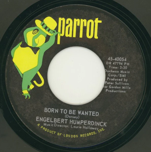 Engelbert Humperdinck - Sweetheart / Born To Be Wanted (7") (Very Good (VG)) - Image 4