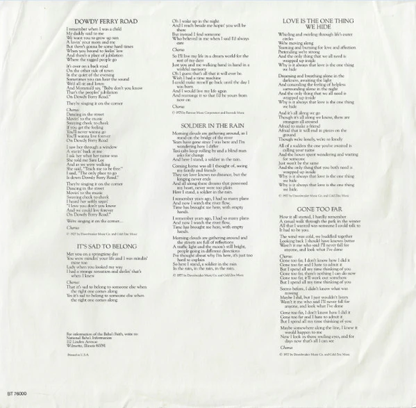 England Dan & John Ford Coley - Dowdy Ferry Road (LP, Album, Spe) (Very Good Plus (VG+)) - Image 5