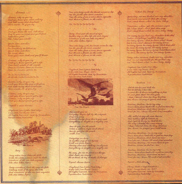 England Dan & John Ford Coley - Fables (LP, Album) (Very Good Plus (VG+)) - Image 5