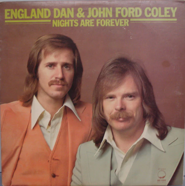 England Dan & John Ford Coley - Nights Are Forever (LP, Album, PR ) (Very Good Plus (VG+))