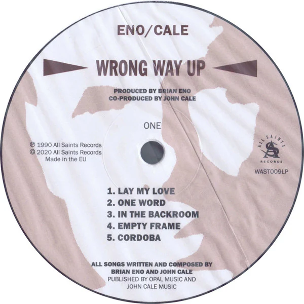 Brian Eno / John Cale - Wrong Way Up (LP, Album, RE, 30t) (Near Mint (NM or M-)) - Image 3