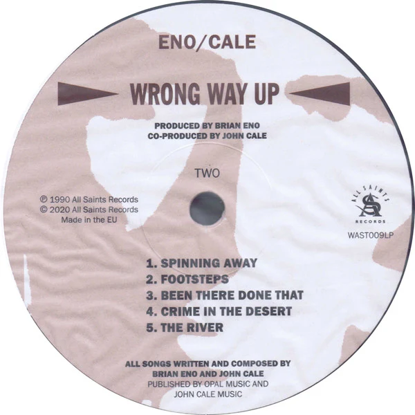 Brian Eno / John Cale - Wrong Way Up (LP, Album, RE, 30t) (Near Mint (NM or M-)) - Image 4