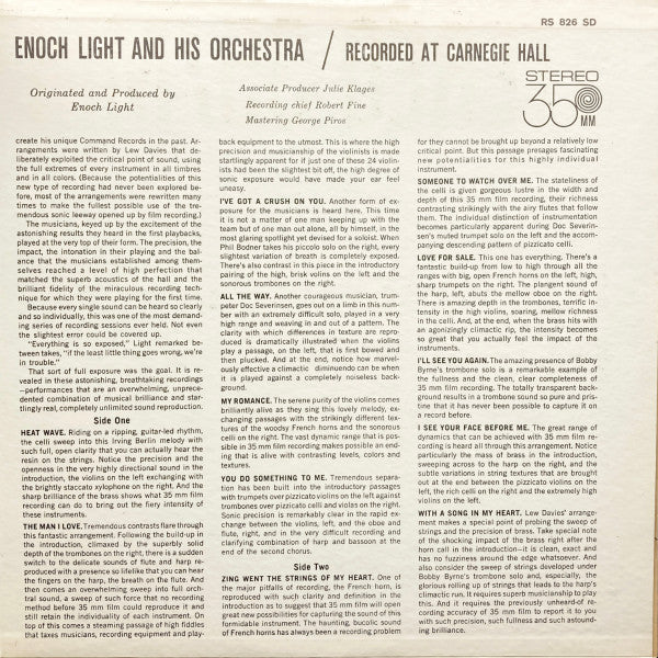 Enoch Light And His Orchestra - Stereo 35/MM (LP, Album, Gat) (Very Good Plus (VG+)) - Image 3