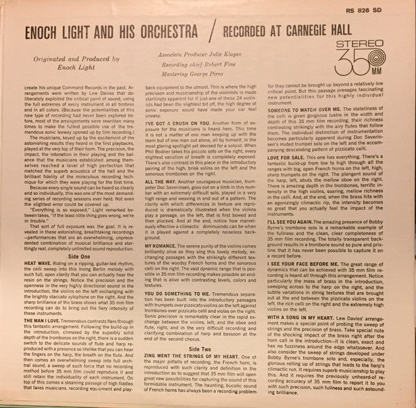 Enoch Light And His Orchestra - Stereo 35/MM (LP, Album, Gat) (Very Good (VG)) - Image 4