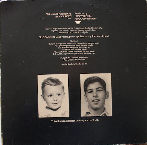 Eric Carmen - Eric Carmen (LP, Album, Aud) (Very Good (VG)) - Image 5