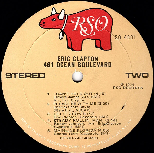 Eric Clapton - 461 Ocean Boulevard (LP, Album, MO ) (Very Good Plus (VG+)) - Image 5