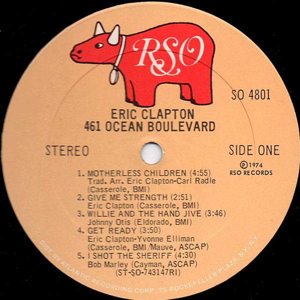 Eric Clapton - 461 Ocean Boulevard (LP, Album, RI,) (Good Plus (G+)) - Image 3