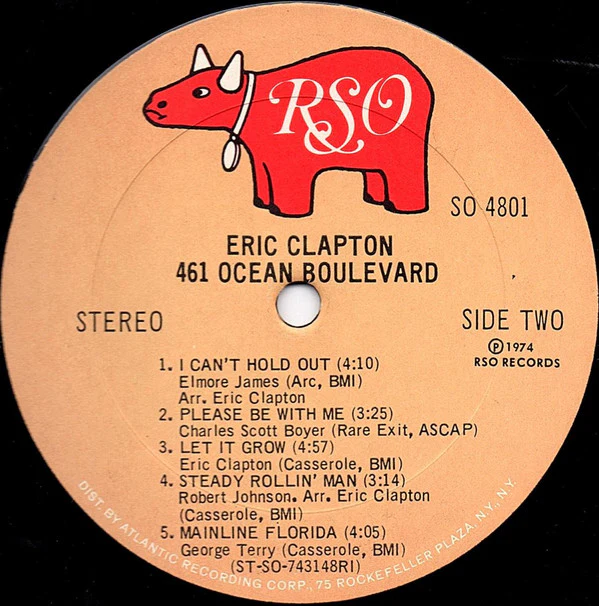 Eric Clapton - 461 Ocean Boulevard (LP, Album, RI,) (Good Plus (G+)) - Image 4