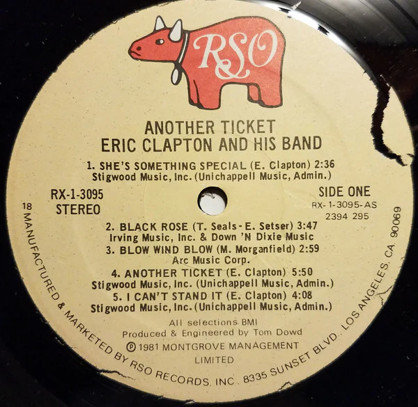 Eric Clapton - Another Ticket (LP, Album, 18 ) (Near Mint (NM or M-)) - Image 5