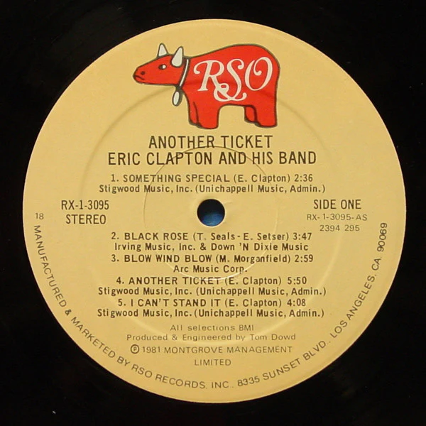 Eric Clapton - Another Ticket (LP, Album, 18 ) (Very Good Plus (VG+)) - Image 3