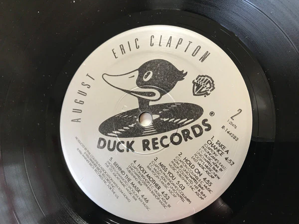 Eric Clapton - August (LP, Album, Club, Gat) (Very Good Plus (VG+)) - Image 3