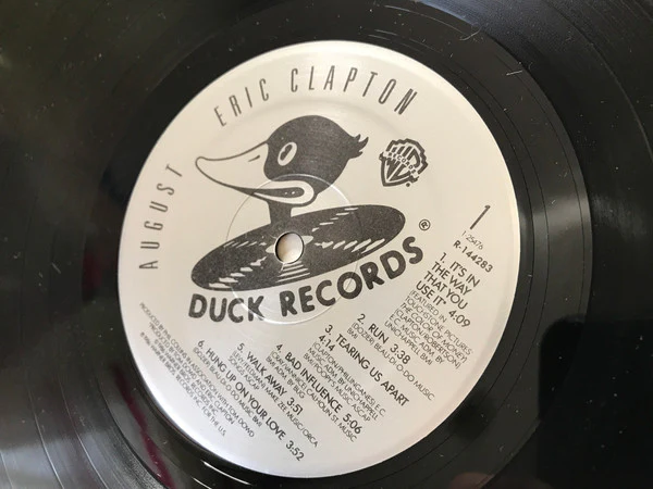 Eric Clapton - August (LP, Album, Club, Gat) (Very Good Plus (VG+)) - Image 4