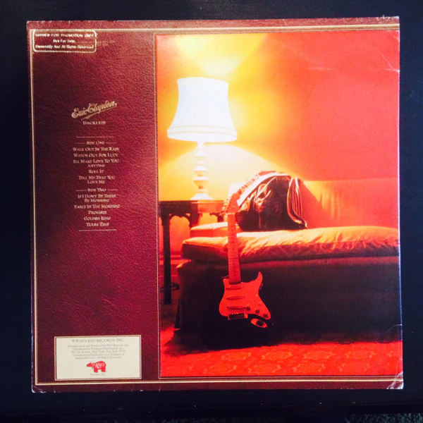 Eric Clapton - Backless (LP, Album, Promo, Gat) (Very Good (VG)) - Image 2
