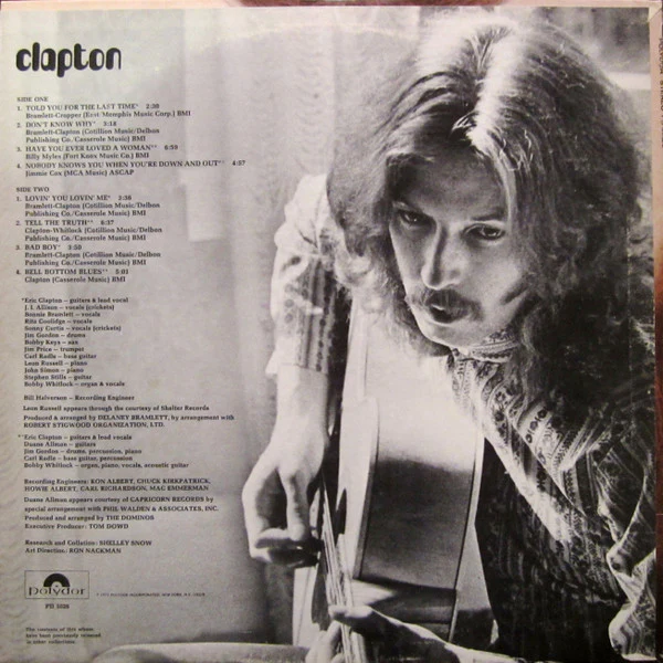 Eric Clapton - Clapton (LP, Comp) (Very Good Plus (VG+)) - Image 2