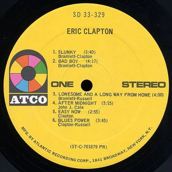 Eric Clapton - Eric Clapton (LP, Album, PR ) (Very Good (VG)) - Image 3