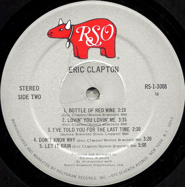 Eric Clapton - Eric Clapton (LP, Album, RE, 18 ) (Very Good Plus (VG+)) - Image 4