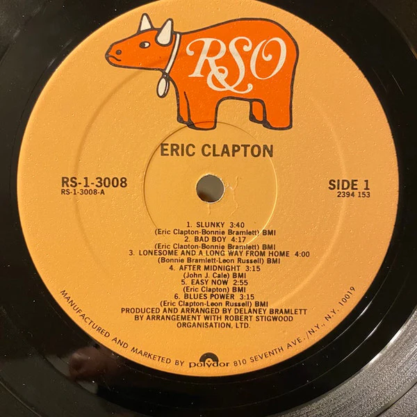 Eric Clapton - Eric Clapton (LP, Album, RE) (Near Mint (NM or M-)) - Image 3