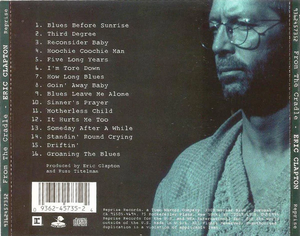 Eric Clapton - From The Cradle (CD, Album) (Near Mint (NM or M-)) - Image 2