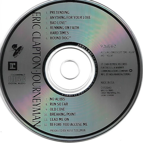 Eric Clapton - Journeyman (CD, Album, Club, SRC) (Near Mint (NM or M-)) - Image 4