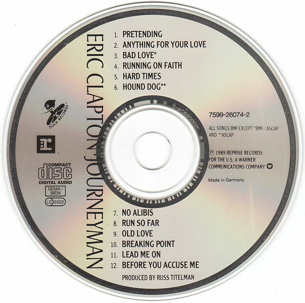 Eric Clapton - Journeyman (CD, Album) (Very Good Plus (VG+)) - Image 3