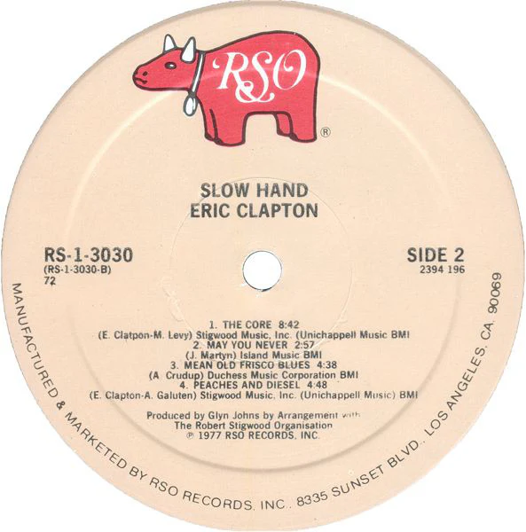 Eric Clapton - Slowhand (LP, Album, 72 ) (Very Good Plus (VG+)) - Image 4