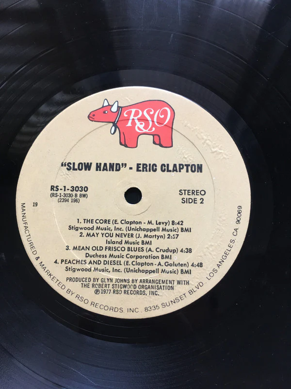 Eric Clapton - Slowhand (LP, Album, RP, 19 ) (Near Mint (NM or M-)) - Image 4