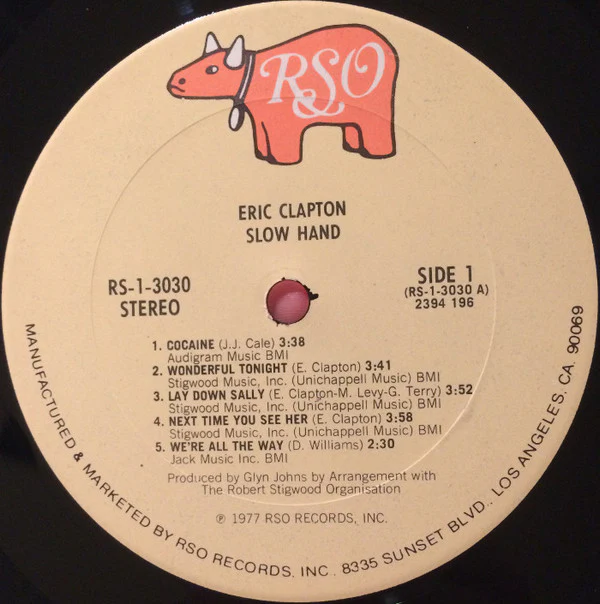 Eric Clapton - Slowhand (LP, Album, Ter) (Very Good Plus (VG+)) - Image 5